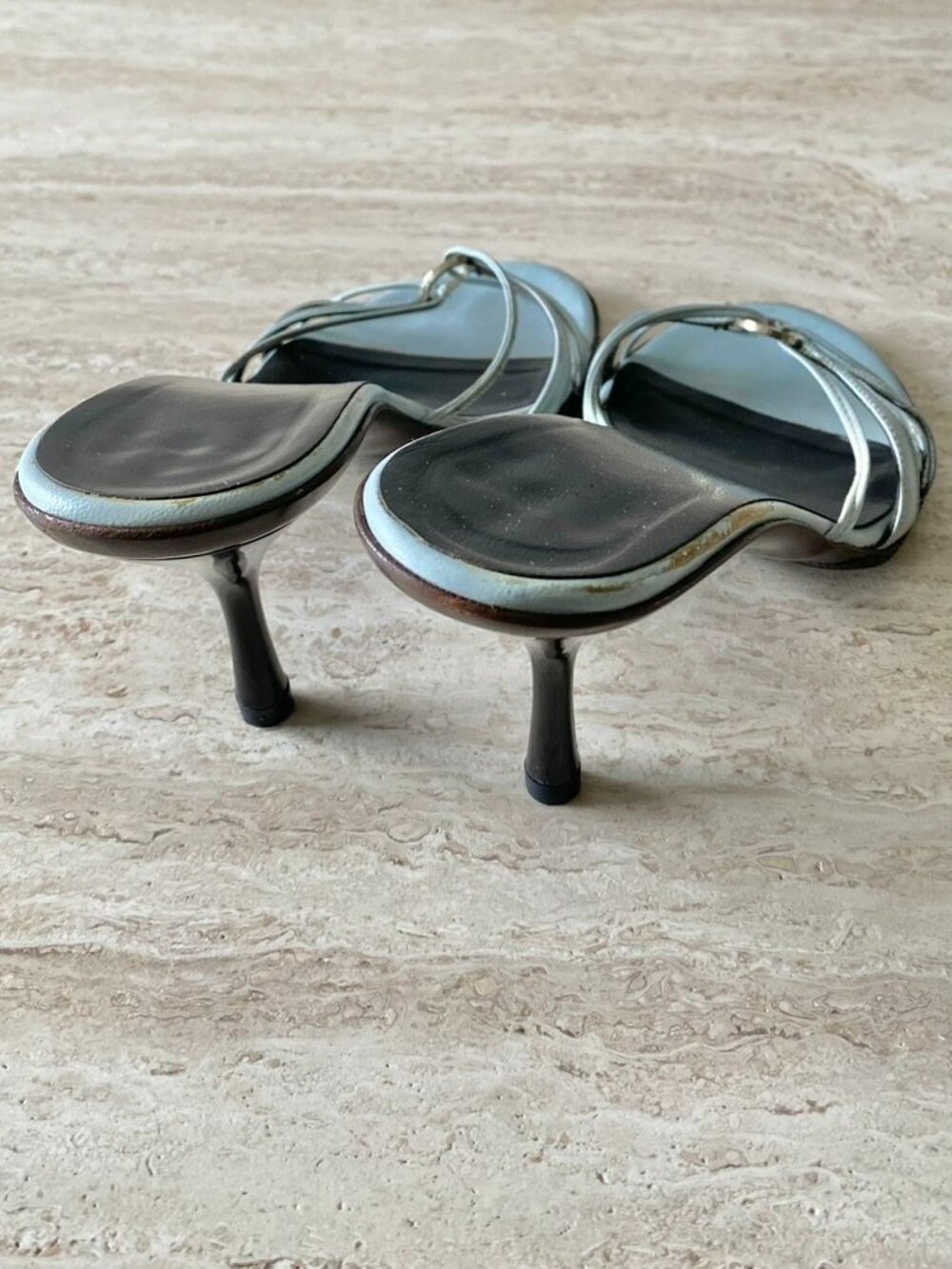 Vintage Gucci Tom Ford-era Ring Sandal Heels - Picture 8 of 10